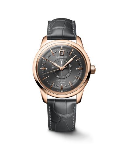 Longines Conquest Heritage Power Reserve 38 Pembe Altın / Gümüş, referans L1.648.8.62.2