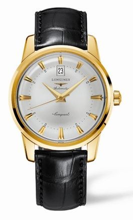 Longines Conquest Heritage 40mm Sarı Altın, referans L1.645.6.75.4
