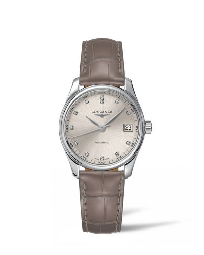 Master Collection Date 34 Paslanmaz Çelik / Beige - Elmas