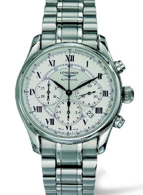 Longines Avigation Chronograph Stainelss Steel / Gümüş / Bilezik 40mm, referans L2.622.4.71.1