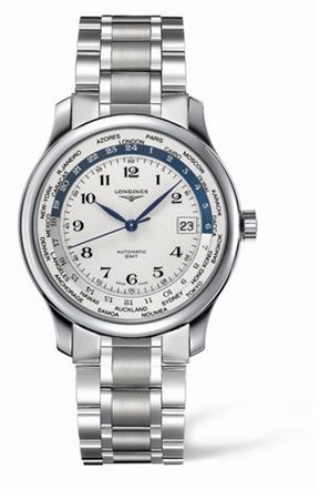 Longines Master Collection Worldtime Gümüş Bilezik 39mm, referans L2.631.4.70.6