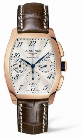 Longines Evidenza Chronograph Pembe Altın, referans L2.643.8.73.9