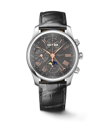 Longines Master Collection 40 Chronograph Calendar Paslanmaz Çelik / Anthracite, referans L2.673.4.61.2