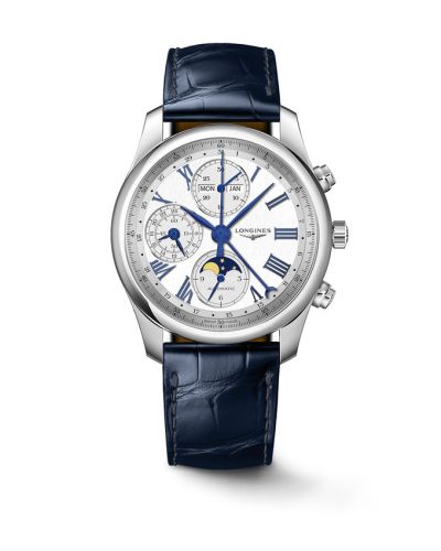 Longines Master Collection 40 Chronograph Calendar Paslanmaz Çelik / Gümüş, referans L2.673.4.71.2