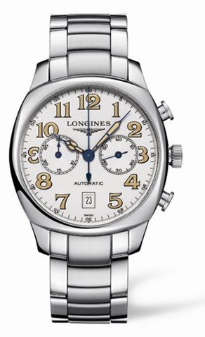 Longines Spirit Chronograph Beyaz Bilezik, referans L2.705.4.23.6