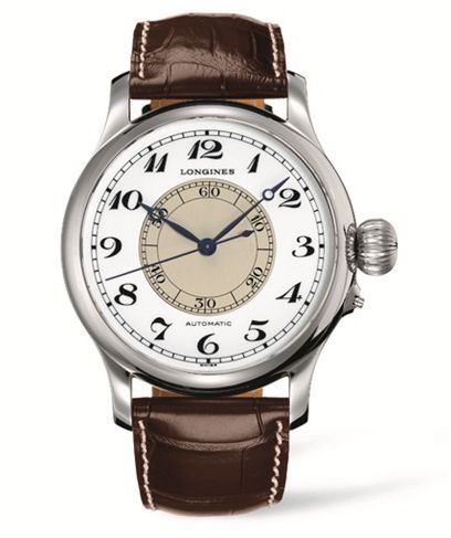 Longines Weems Second-Setting Watch 47.5mm, referans L2.713.4.13.0