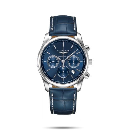 Longines Master Collection 42 Chronograph Paslanmaz Çelik / Mavi / Bilezik, referans L2.759.4.92.0