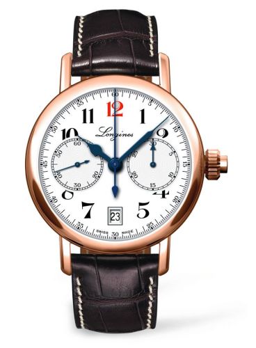 Longines Mono Pusher Chronograph 180th Anniversary Watch Altın 40mm, referans L2.775.8.23.3