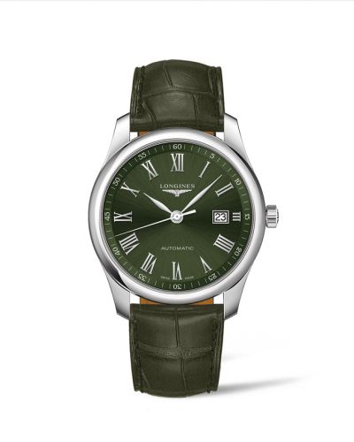 Longines Master Collection 40 Date Paslanmaz Çelik / Yeşil - Roman, referans L2.793.4.09.2