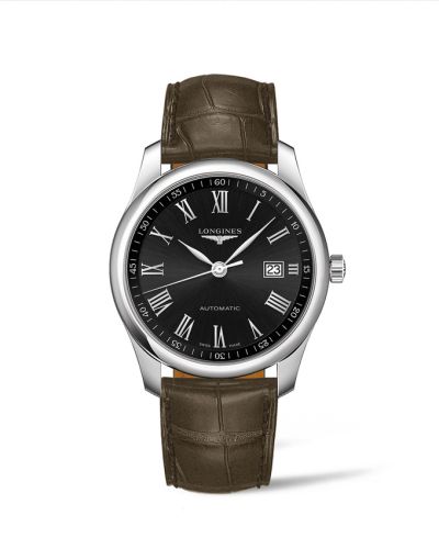 Longines Master Collection 40 Date Paslanmaz Çelik / Siyah - Roman, referans L2.793.4.59.2
