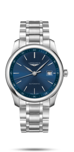 Longines Master Collection 40 Date Paslanmaz Çelik / Mavi / Bilezik, referans L2.793.4.92.6-2