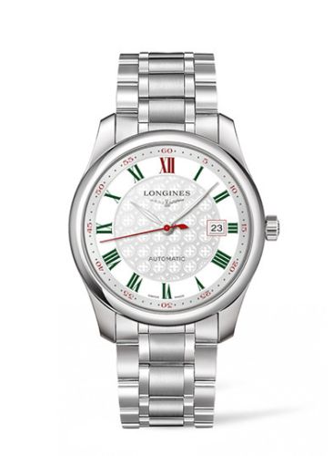 Longines Master Collection 40 Date Paslanmaz Çelik / Gümüş-Roman / Alligator / DFS, referans L2.793.4.98.6