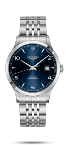Longines Record 40mm Paslanmaz Çelik / Mavi-Arabic / Bilezik, referans L2.821.4.96.6
