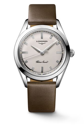 Longines Gümüş Arrow 38.5mm, referans L2.834.4.72.2