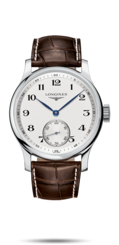 Longines Master Collection 47.5 Küçük Saniye Paslanmaz Çelik / Gümüş-Arabic / Alligator, referans L2.840.4.78.3