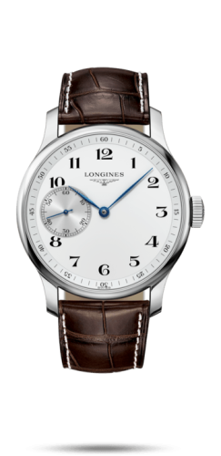 Longines Master Collection 47.5 Küçük Saniye Paslanmaz Çelik / Beyaz-Arabic / Alligator XL, referans L2.841.4.18.5