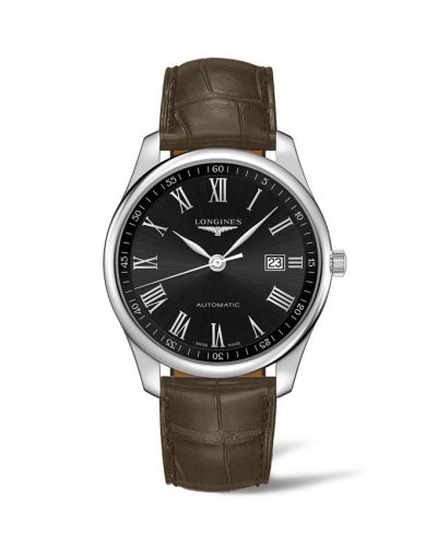 Longines Master Collection 42 Date Paslanmaz Çelik / Siyah - Roman, referans L2.893.4.59.2