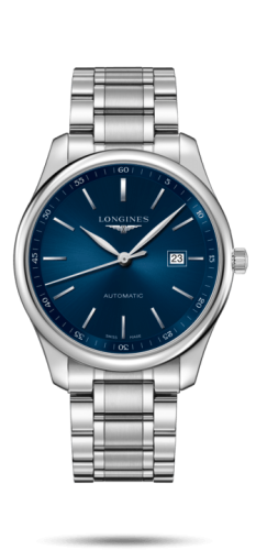 Longines Master Collection 42 Date Paslanmaz Çelik / Mavi / Bilezik, referans L2.893.4.92.6