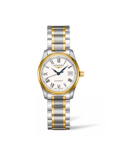 Longines Master Collection 29 Two Tone / Beyaz Roman, referans L2.257.5.11.7