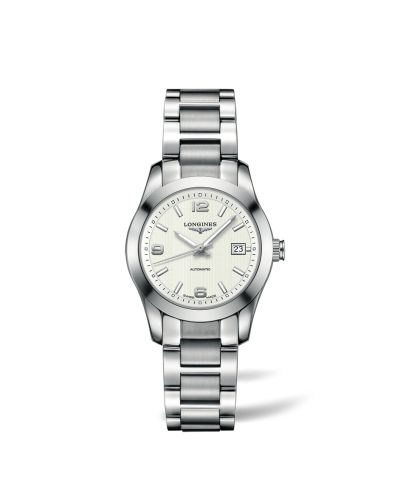 Conquest Classic Automatic 29.5 Paslanmaz Çelik / Beyaz / Bilezik