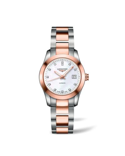 Conquest Classic Automatic 29.5 Paslanmaz Çelik / Kırmızı Altın / MOP / Bilezik