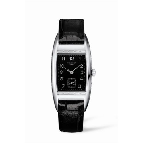 Longines BelleArti 25 Quartz Paslanmaz Çelik Siyah, referans L2.501.4.53.4