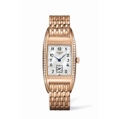 Longines BelleArti 24.6 Pembe Altın Elmas, referans L2.501.9.83.6