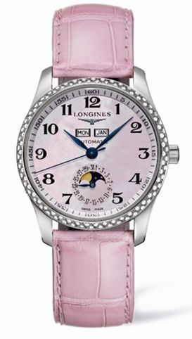 Longines Master Collection Calendar 36 Paslanmaz Çelik / Elmas / MOP, referans L2.503.0.93.3