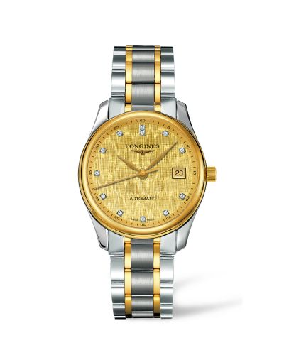 Longines Master Collection Date 36 Two Tone Linen, referans L2.518.5.38.7