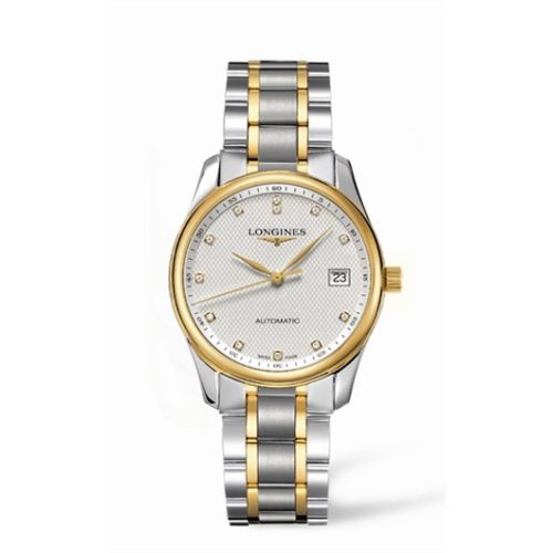Longines Master Collection Date 36 Two Tone Elmas, referans L2.518.5.77.7