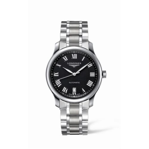 Longines Master Collection Date 38.5 Paslanmaz Çelik Siyah, referans L2.628.4.51.6