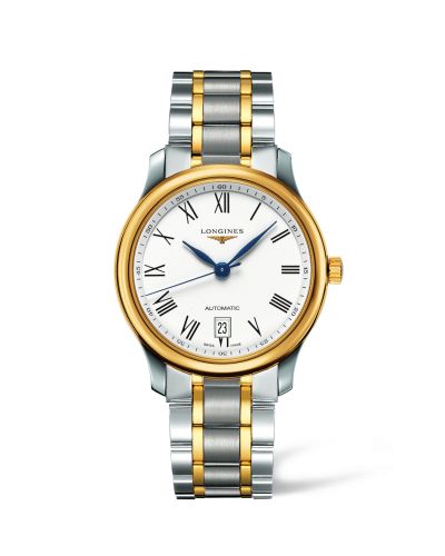 Longines Master Collection Date 38.5 Two Tone Roman, referans L2.628.5.11.7