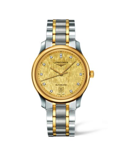 Longines Master Collection Date 38.5 Two Tone Linen, referans L2.628.5.38.7