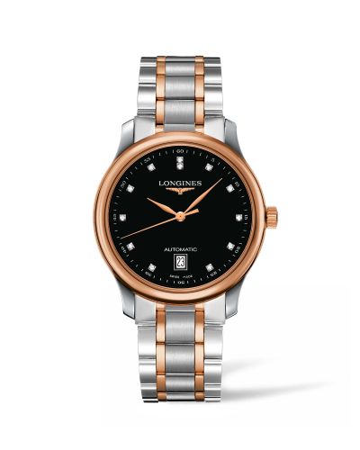 Longines Master Collection Date 38.5 Two Tone Gül / Siyah, referans L2.628.5.59.7