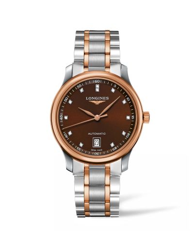 Longines Master Collection Date 38.5 Two Tone Gül / Kahverengi, referans L2.628.5.67.7