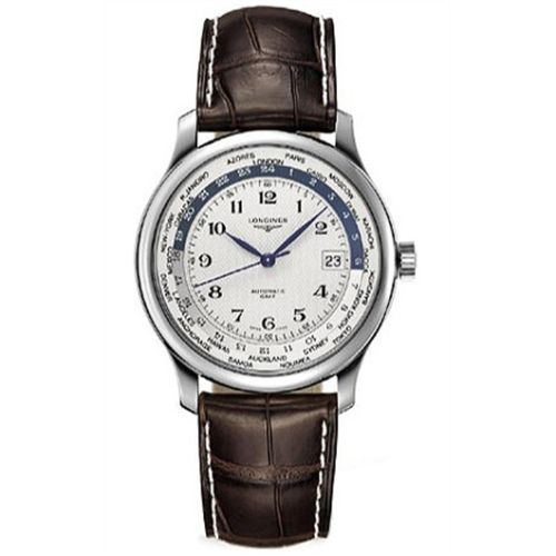 Longines Master Collection Worldtime Gümüş 38.5mm, referans L2.631.4.70.3