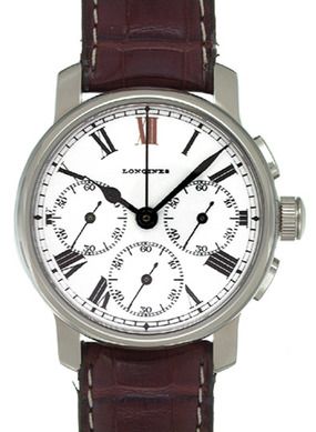 Longines Avigation Chronograph Paslanmaz Çelik / Portugal 41mm, referans L2.668.4.21.2
