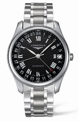 Longines Master Collection 42 24h Paslanmaz Çelik / Siyah-Roman / Bilezik, referans L2.718.4.51.6