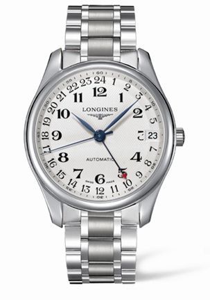 Longines Master Collection 42 24h Paslanmaz Çelik / Gümüş-Arabic / Bilezik, referans L2.718.4.78.6