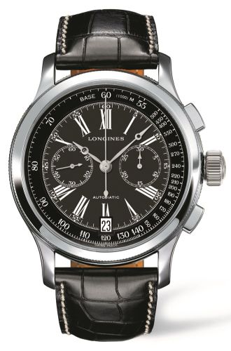 Longines Lindbergh's Atlantic Voyage Watch Siyah 47.5mm, referans L2.730.4.58.0
