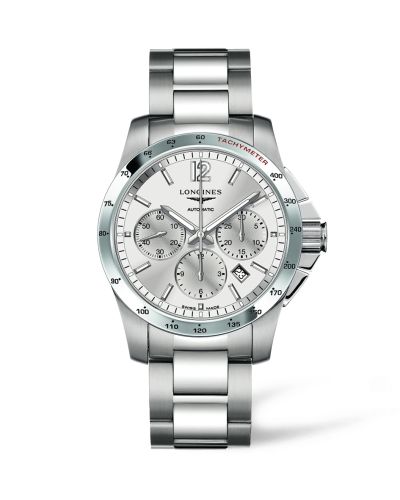Conquest Chronograph Automatic 41mm Gümüş