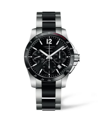 Longines Conquest Chronograph Automatic 41mm Ceramic, reference L2.744.4.56.7