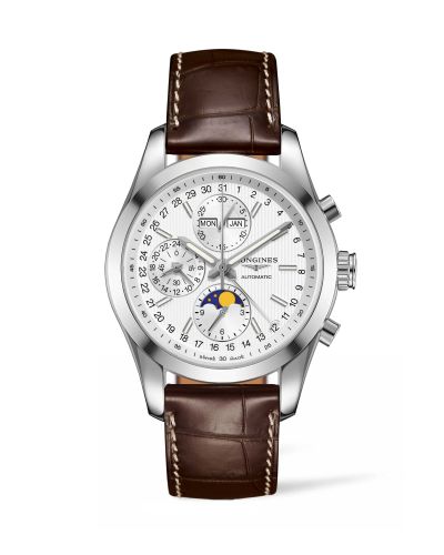 Longines Conquest Classic Moonphase Stainless Steel / Silver 42mm, reference L2.798.4.72.3