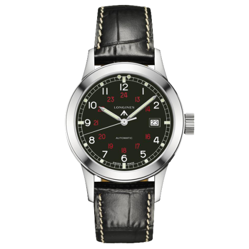 Longines Heritage Military COSD Black 40mm, reference L2.832.4.53.0