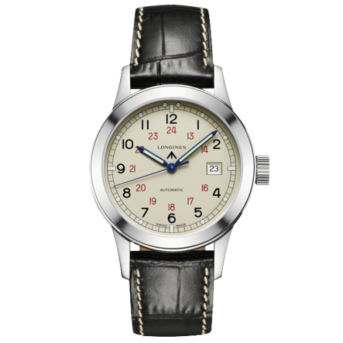 Longines Heritage Military COSD Ivory, reference L2.832.4.73.0