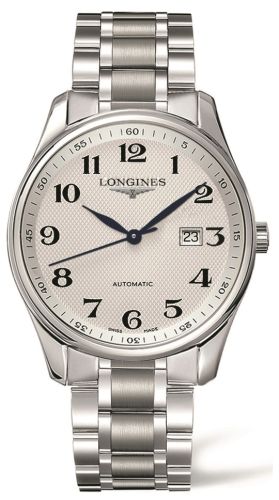 Longines Master Collection 42 Date Paslanmaz Çelik / Gümüş-Arabic / Bilezik, referans L2.893.4.78.6