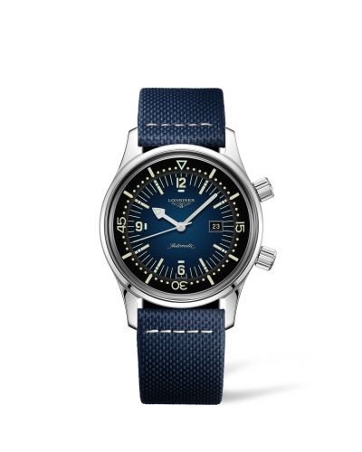 Legend Diver 36 Paslanmaz Çelik / Mavi / Kayış