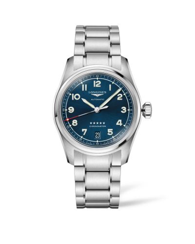 Longines Spirit Automatic 37 Mavi / Bilezik, referans L3.410.4.93.6