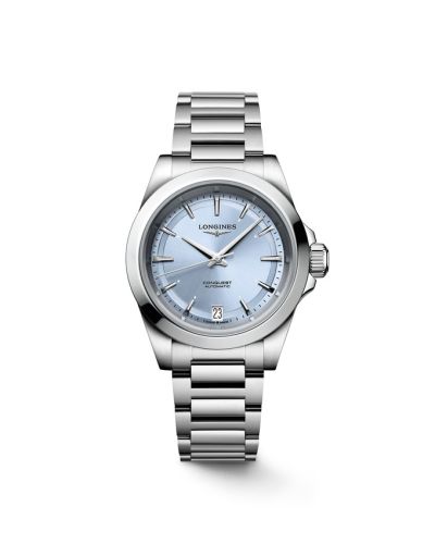 Longines Conquest 34 Paslanmaz Çelik / Buz Mavi  / Bilezik, referans L3.430.4.92.6