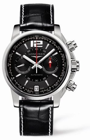 Longines Admiral Chronograph Siyah Kayış 42mm, referans L3.666.4.56.2